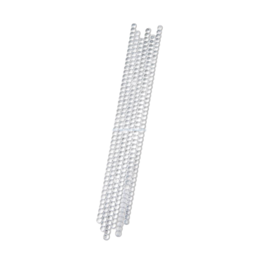 Cocktail Stirrer Pearl Clear Plastic 22cm 100pcs