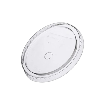 Cap PET Flat With Hole 90mm 80pcs