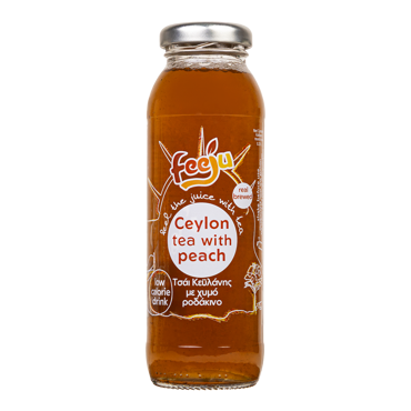 Feeju RTD Τσάι Κευλάνης με χυμό Ροδάκινο 0.26lt