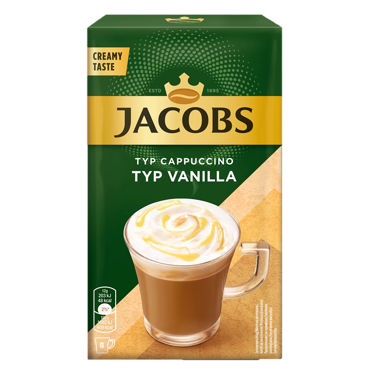 Jacobs Cappuccino Βανίλια 8 Sticks Jacobs Cappuccino Βανίλια 8 Sticks