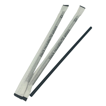 Freddo Straw Black 500pcs