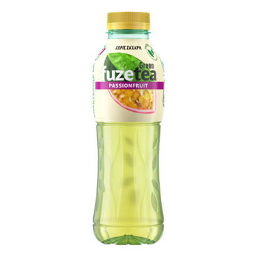 FuzeTea Πράσινο Τσάι Passionfruit Χωρίς Ζάχαρη 500ml