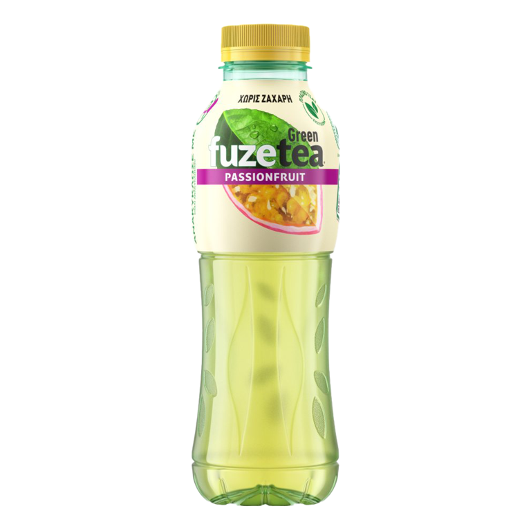 FuzeTea Prasino Tsai Passionfruit Xoris Zaxari 500ml