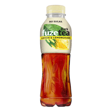 FuzeTea Μαύρο Τσάι Λεμόνι & Λεμονόχορτο Χωρίς Ζάχαρη 500ml