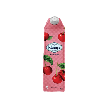 Κλιάφα Φρουτοποτό Βύσσινο 1lt