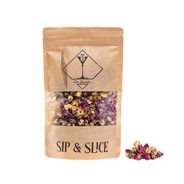 Dried Pink Rosebud Garnish Sip & Slice 100gr