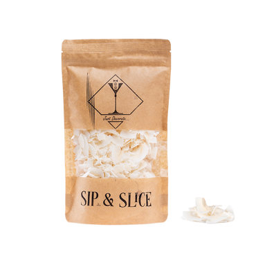 Dried Coconut Chips Garnish Sip & Slice 150gr