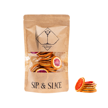 Sip & Slice - Αποξηραμένο Γκρέιπφρουτ Γαρνιτούρα για Cocktails 100gr