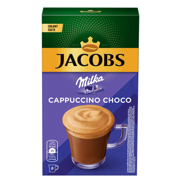 Jacobs Cappuccino Choco Milka Coffee 8 Sticks