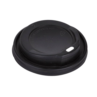 Lid Pacifier Black 90mm 100pcs