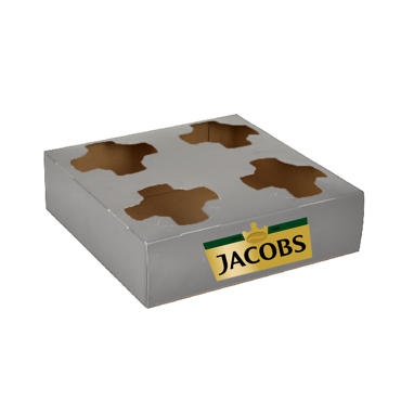 Jacobs Paper Cup Holder 4 cavities 300pcs