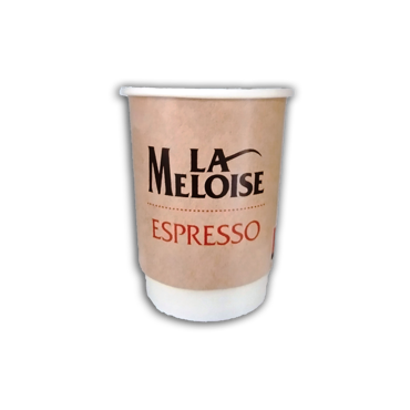 Paper Cup 8oz Double Wall La Meloise 25pcs