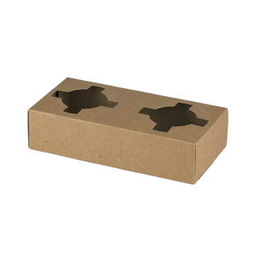 Craft Paper Cup Holder 2 Cavities 50pcs